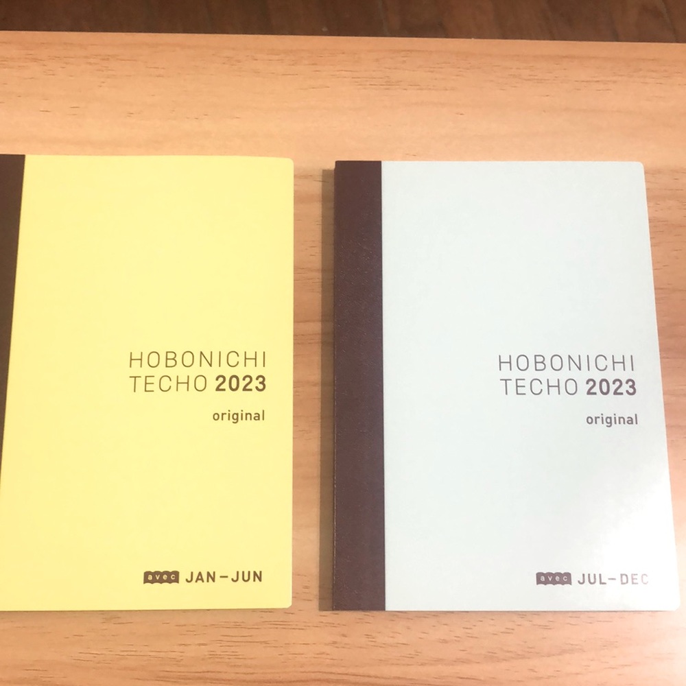 Original Avec A6 Japanese - 2 Half Year Book Set - 2023 Jan Start (Opened)